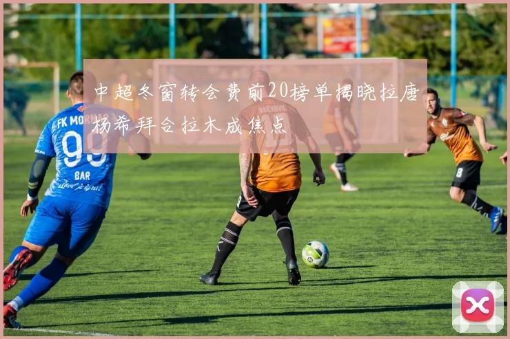 中超冬窗转会费前20榜单揭晓拉唐杨希拜合拉木成焦点
